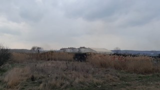Tekirdağda otluk alanda yangın
