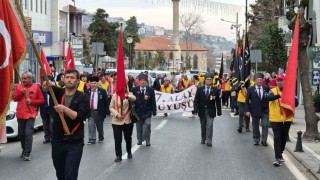 Tekirdağdan Çanakkaleye yürüyorlar