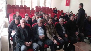 Tekmanda çiftçiler tarım uygulamaları konusunda bilgilendirildi