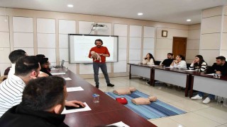 Tepebaşı personeline ilk yardım eğitimi