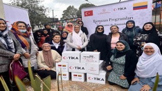 TİKA, Kolombiyada 500 aileye gıda kolisi ulaştırdı