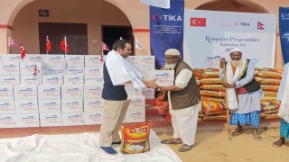 TİKAdan Nepalde 500 aileye gıda desteği