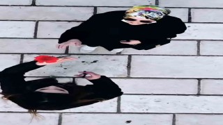 Tokatta dron ile kadınlara çiçek dağıttı