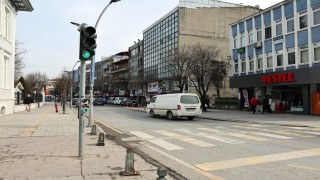 Trafik ışıklarında Yeşilay farkındalığı