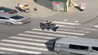 Trafikte kavga etti, ardından arabayla çarpıp kaçtı