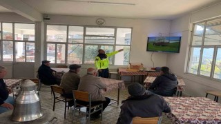 Traktör sürücüleri bilgilendirildi