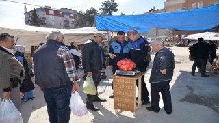 Türkelide pazara tartı kontrol noktası