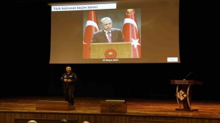Türkiyenin İlk Astronotu Alper Gezeravcı, Hasan Kalyoncu Üniversitesi öğrencileriyle buluştu