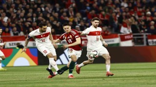 UEFA Uluslar Ligi: Macaristan: 0 - Türkiye: 2 (İlk yarı)