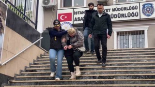 Ümraniyede kuyumcudan 100 bin liralık altın bileklik çalan kadın yakalandı