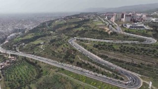 Üniversite hastanesi yolunda çalışma tamamlandı