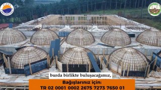 Üniversitesi camisi inşaatı yükseliyor