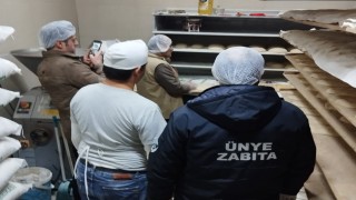 Ünyede fırın ve marketler denetim altında
