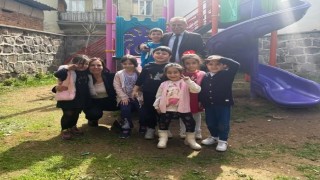 Uşak Belediyesinden miniklere anlamlı ziyaret