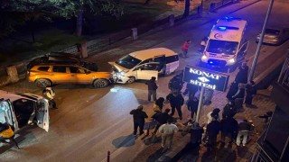 Uyuyan sürücü dehşet saçtı
