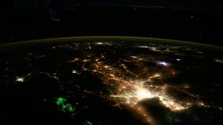 Uzaydan İstanbulun son hali gece görüntülendi