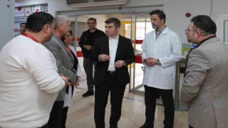 Vali Bakandan hastanede inceleme