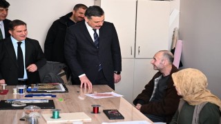 Vali Çiftçi, Palandöken Bakım Merkezini ziyaret etti