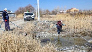 Van Büyükşehir Belediyesi vektörle mücadele startını verdi