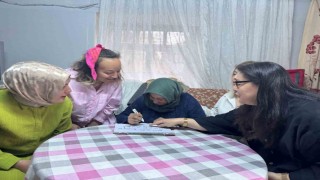 Yalnız yaşayan 70 yaşındaki engelli kadının sofrası şenlendi
