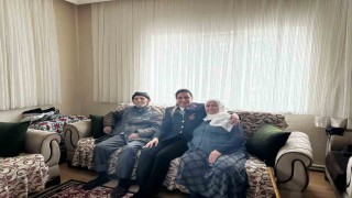 Yaşlılar Haftasında Jandarma, Şehit ailesini ziyaret etti