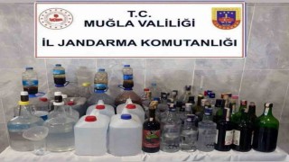Yatağanda el yapımı alkol ele geçirildi