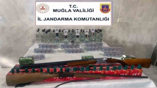 Yatağanda kaçak alkol ve sigara operasyonu