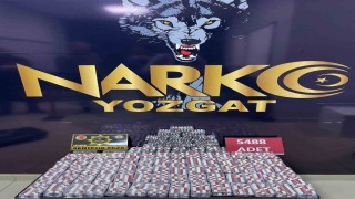 Yozgatta 5 bin 488 adet sentetik hap ele geçirildi