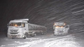 Yozgatta kar ve tipi etkili oldu, ulaşımda aksamalar yaşandı