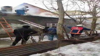 Yüksekovada korkutan yangın