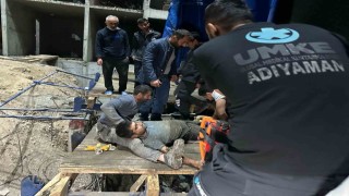 Yüksekten düşen işçi yaralandı