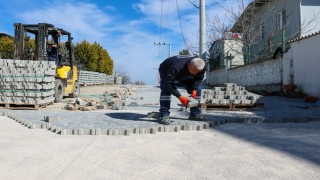 Yunusemreden Osmancalıda yol çalışması