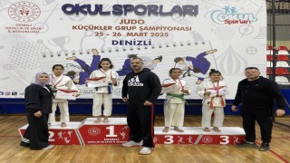Yunusemrenin küçük judocuları Denizlide 7 madalya kazandı