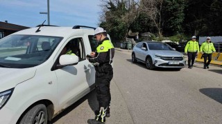 Zonguldakta trafik denetimleri