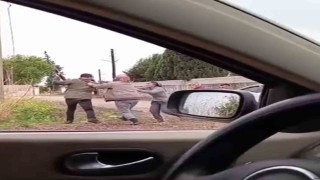 1 kişinin öldüğü, 1 kişinin ağır yaralandığı silahlı kavgada korku dolu anlar kamerada