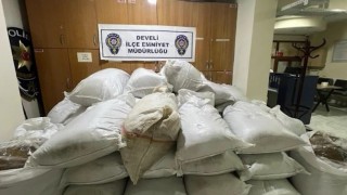 1 ton kaçak tütün yakalandı