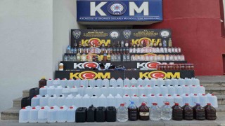Adanada 660 litre sahte içki ele geçirildi: 9 gözaltı