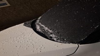 Adıyamanda dolu yağışı