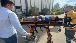 Adıyamanda otomobil ile motosiklet çarpıştı: 1 yaralı