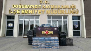 Ağrıda 10 bin paket kaçak sigara ele geçirildi