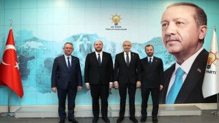 AK Parti milletvekillerinden AK Parti Teşkilat Başkanı Ahmet Büyükgümüşe hayırlı olsun ziyareti