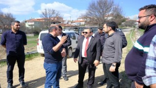 Akdağmadeninde dere ıslah çalışmaları başladı