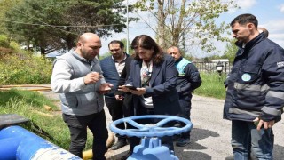 Akpınar İçme Suyu Tesisinde kesintisiz su için yoğun çalışma