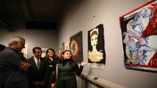 Alaca dokuma sergisi, müzede sergilendi