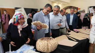 Alanyada el sanatları sergisi açıldı