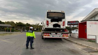 Alanya'da korsan taşımacılık yapan servis sürücüsüne 46 bin TL ceza