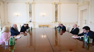 Aliyev, AGİT Genel Sekreteri Feridun Sinirlioğlunu kabul etti