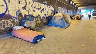Almanyada evsizlik sorunu artarak devam ediyor