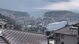 Amasrada 1 saat içerisinde dört mevsim birden yaşandı