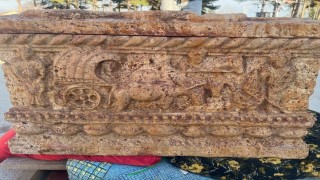 Amasyada Roma dönemine ait mini lahit ele geçirildi